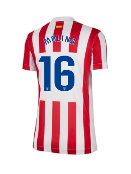 Billige Atletico Madrid Nahuel Molina #16 Hjemmedrakt Dame 2025-26 Kortermet